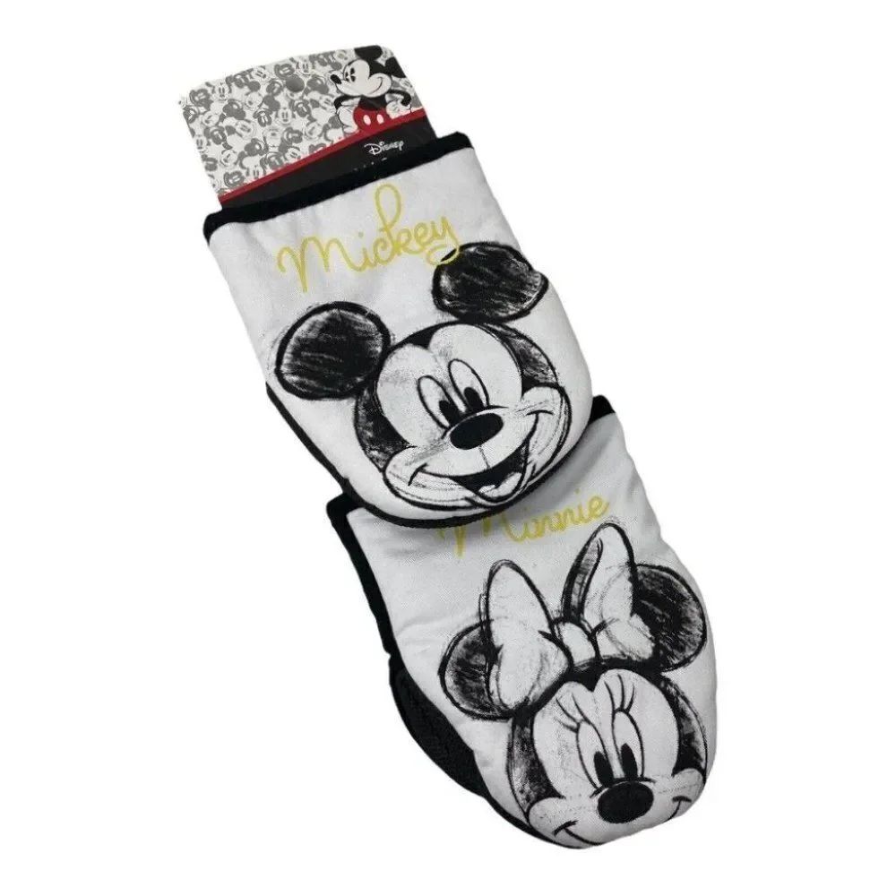 Minnie Mickey Mouse Mini Oven Mitts Couple‎ Love Anniversary Wedding Bow